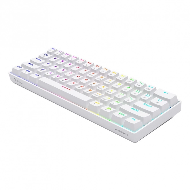 Tastatură mecanică Whiteout X2 cu switch-uri Brown