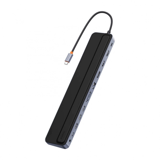 Hub 12 în 1 Baseus EliteJoy Gen2 USB-C HDMI, USB 3.0, PD, DisplayPort, SD/TF, RJ45, 3.5mm
