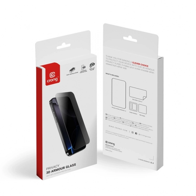 Sticlă de protecție privacy pentru iPhone 14/13/13 Pro