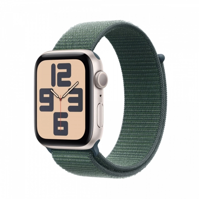Apple Watch SE GPS 40 mm carcasă din aluminiu cu curea Sport culoare verde lac montan