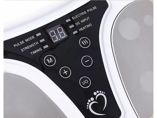 Aparat de masaj pentru picioare cu electrostimulare