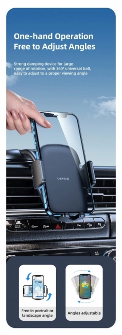 Suport auto cockpit sau parbriz negru