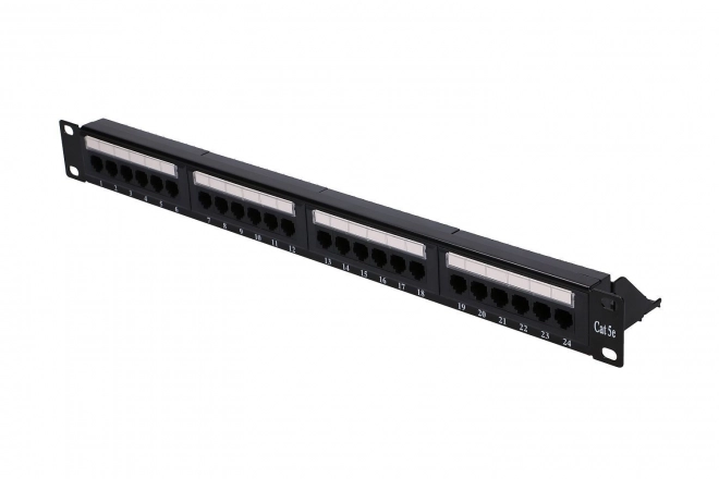 Panou de patch Extralink categorie CAT5E UTP 24 porturi