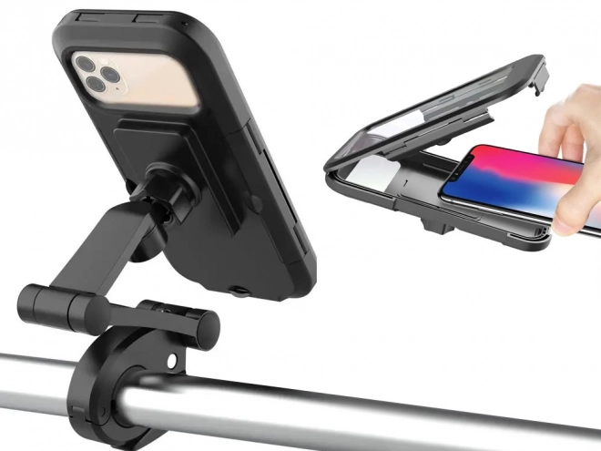 Suport telefon impermeabil pentru bicicleta cu rotație 360