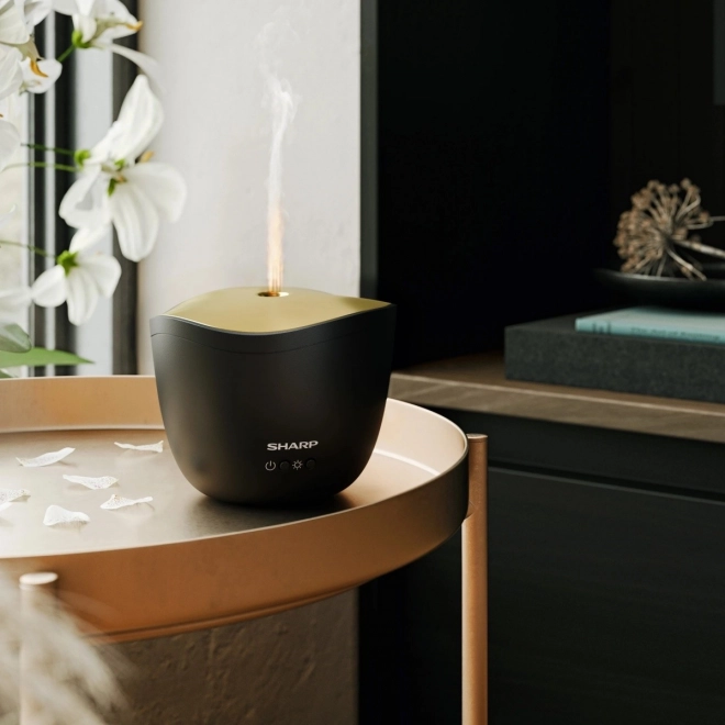 Aromatizor cu ultrasunete cu iluminare ambra