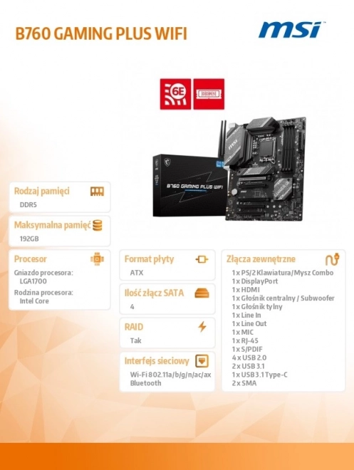 placă de bază Gaming Plus Wifi S1700