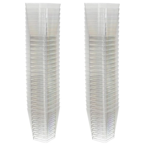 Pahare Pătrate 50 buc 120 ml Ruhhy