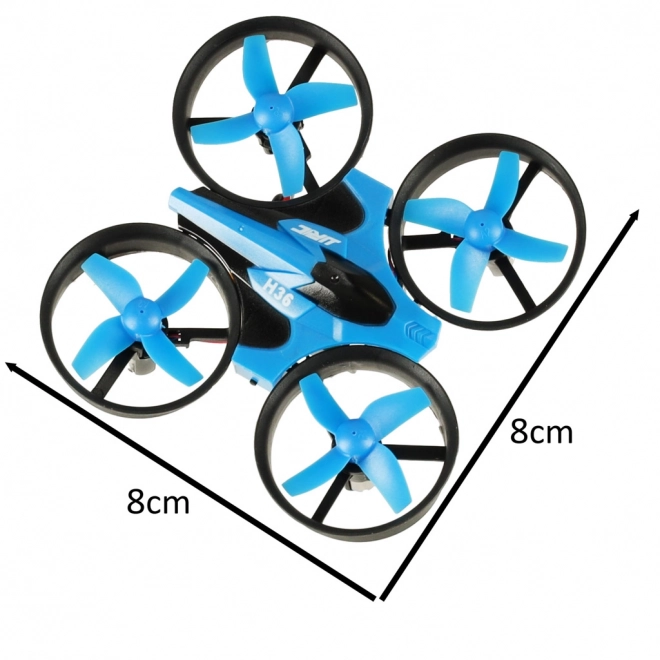Dron JJRC H36 Mini 2.4GHz 4CH 6 Axis Negru – Albastru