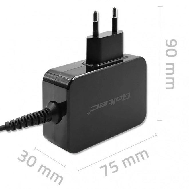 Încărcător GaN Negru Qoltec 65W USB-C