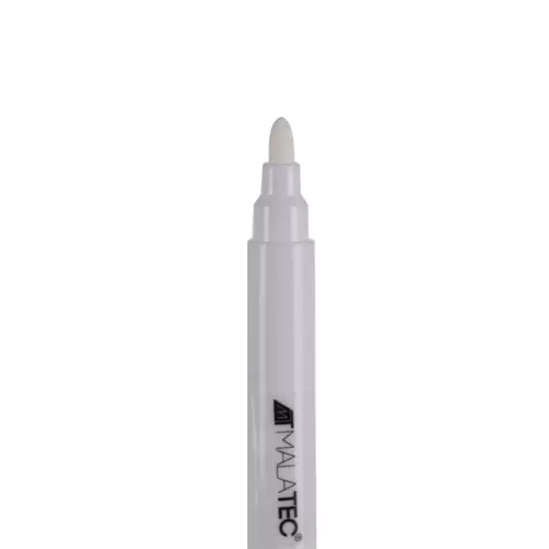 Etyichete autocolante și marker alb Malatec