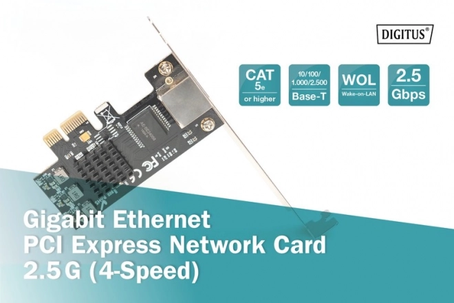 Adaptor de rețea PCI Express 2,5 Gigabit Ethernet