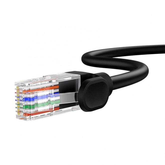 Cablu de rețea Baseus Ethernet CAT5 de 5 m negru