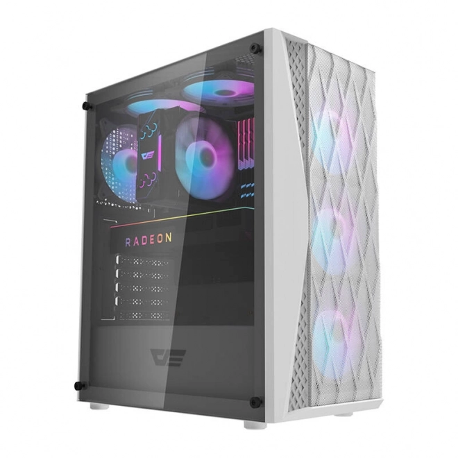 Carcasa PC Darkflash DK352 Mesh albă