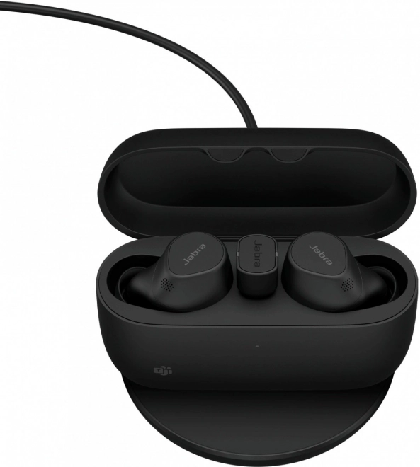 Căști wireless Jabra cu USB-C și pad de încărcare MS