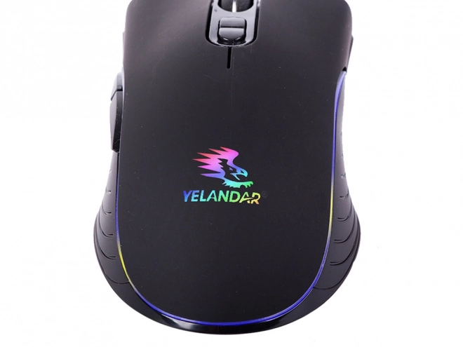 Mouse optică cu fir RGB pentru gaming