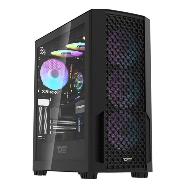 Carcasă calculator Darkflash + 4 ventilatoare ARGB
