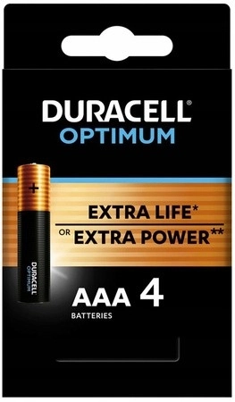 Baterii alcaline Optimum AAA set 4 bucăți