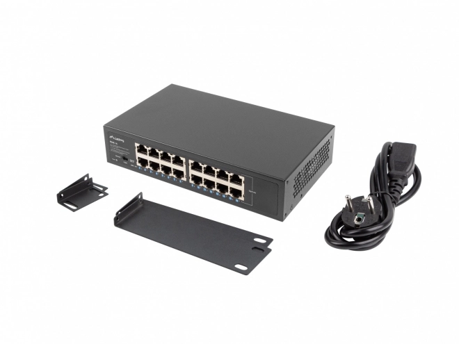 Switch ethernet gigabit Lanberg cu 16 porturi pentru rack