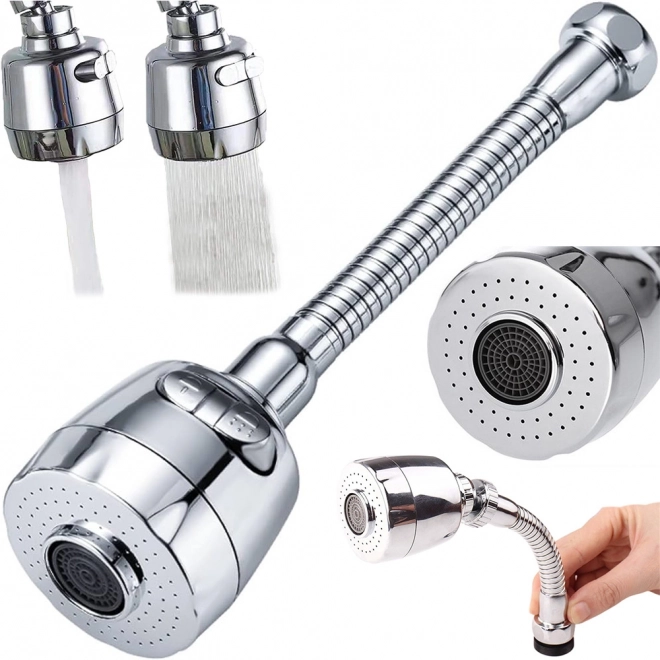 Perlator extensibil pentru baterie 360°