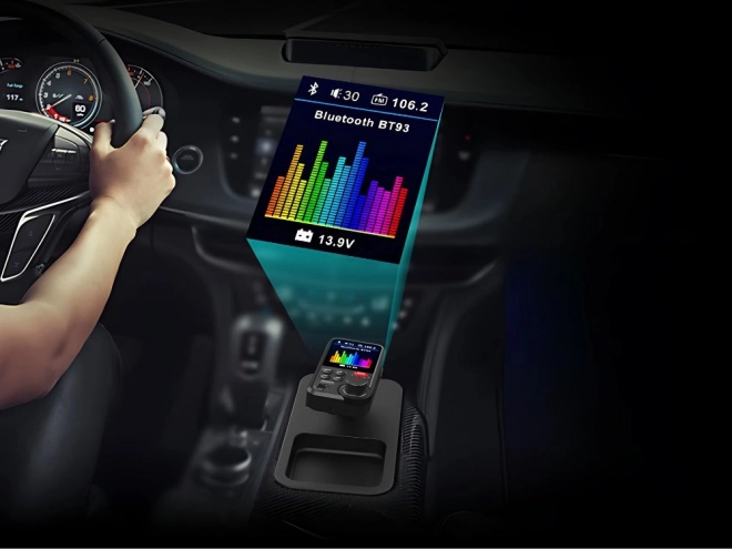Transmițător Bluetooth 5.0 pentru mașini cu ecran LCD