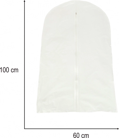 Husă transparentă pentru haine – 60 x 100 cm