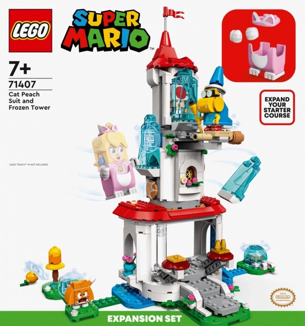 LEGO Super Mario Pisica Peach și Turnul Înghețat set de extindere