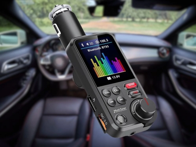 Transmițător Bluetooth 5.0 pentru mașini cu ecran LCD