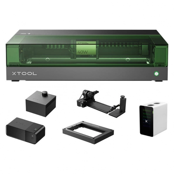 Gravator laser 2 în 1 xTool S1 40W Kit complet