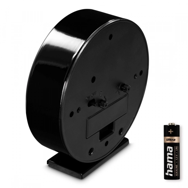 Ceas deșteptător Skye negru 11,3 cm
