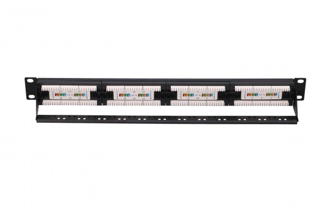 Panou de patch Extralink categorie CAT5E UTP 24 porturi