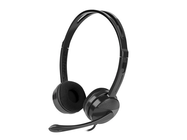 Căști cu microfon Canary negre