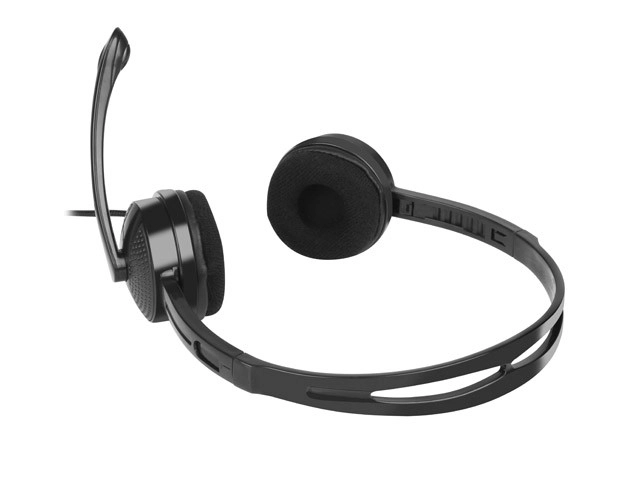 Căști cu microfon Canary negre