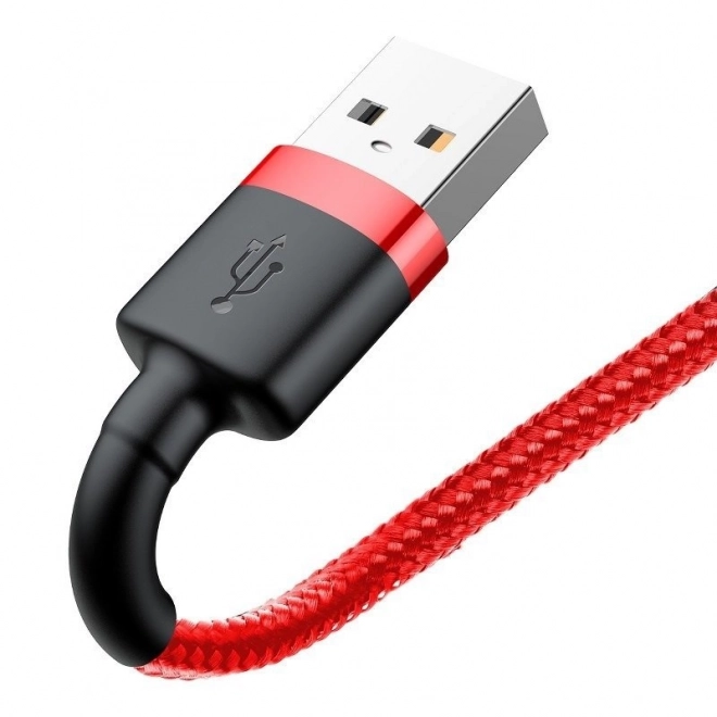 Cablu USB Lightning Baseus Cafule, 3m, 2A, roșu