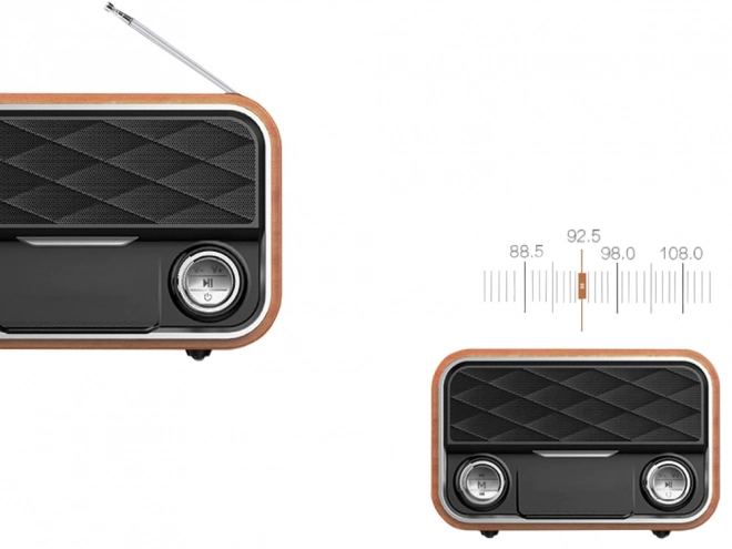 Radio retro portabil cu bluetooth și FM