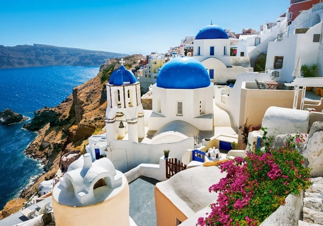 Puzzle 500 bucăți vara în Santorini