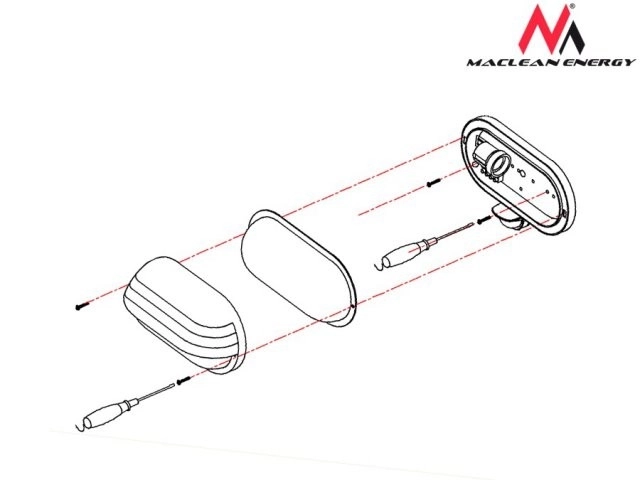 Lampa de perete cu senzor PIR 60W