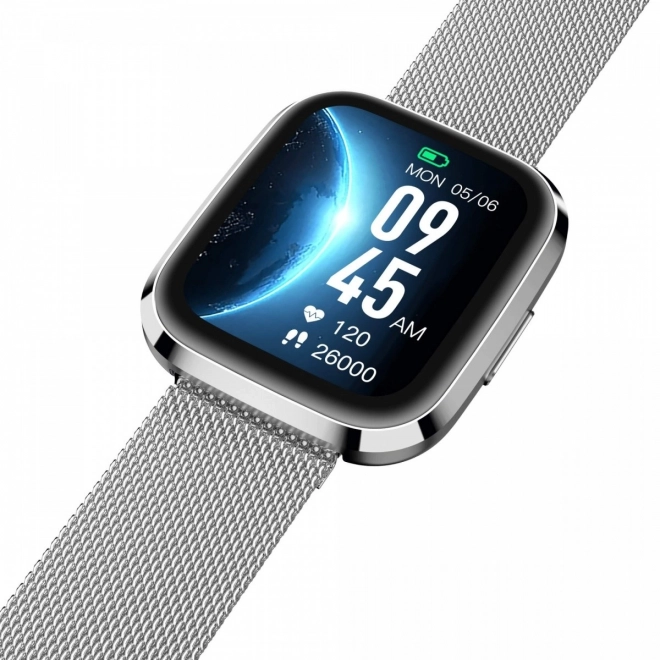 Smartwatch Garett Stil Argintiu oțel