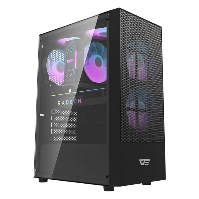 Carcasă PC Darkflash cu 3 ventilatoare