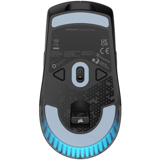 Mouse gaming wireless rgb neagră
