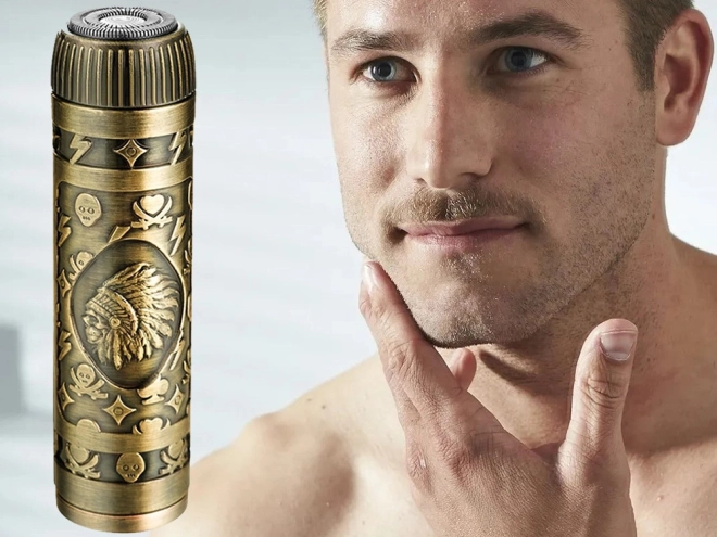 Mini trimmer facial și corporal pentru bărbați