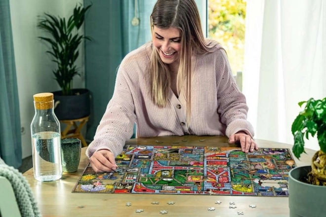 Puzzle alfabet minunat E & F Ravensburger 1000 piese