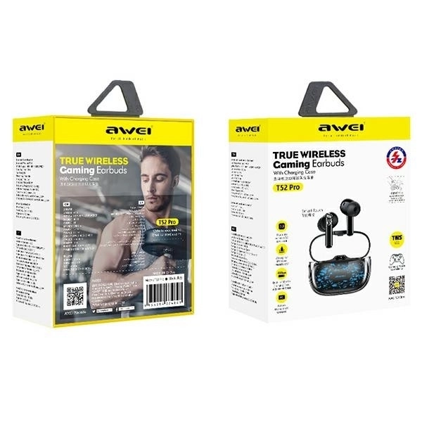 Căști bluetooth TWS negre