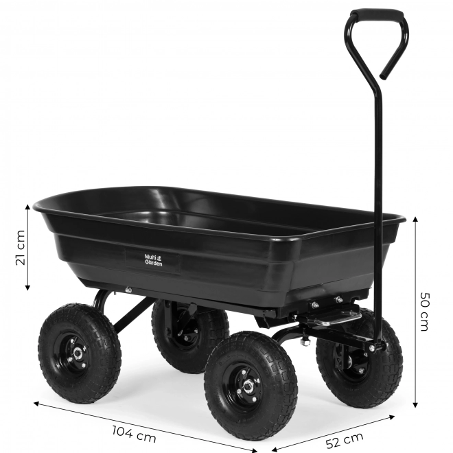 Cărucior pentru grădină cu funcție de basculare MultiGarden