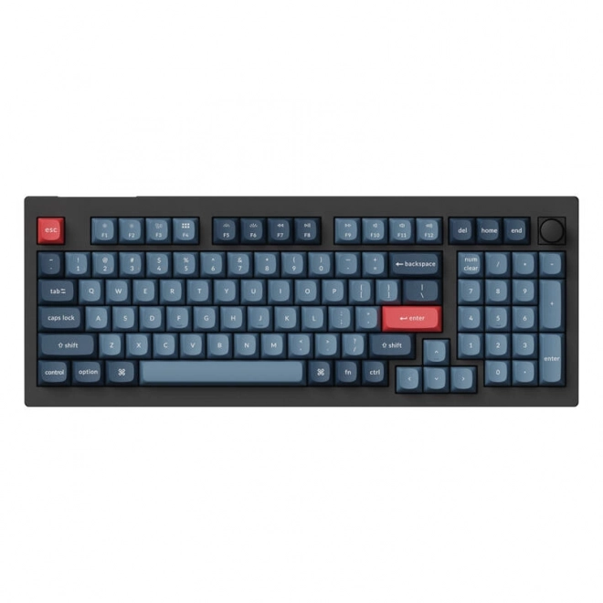 Tastatură mecanică wireless Keychron V5 Max cu buton rotativ RGB