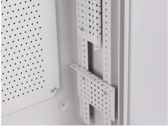 Dulap rack de instalații suspendat 19 inci 6U+3U, culoare gri