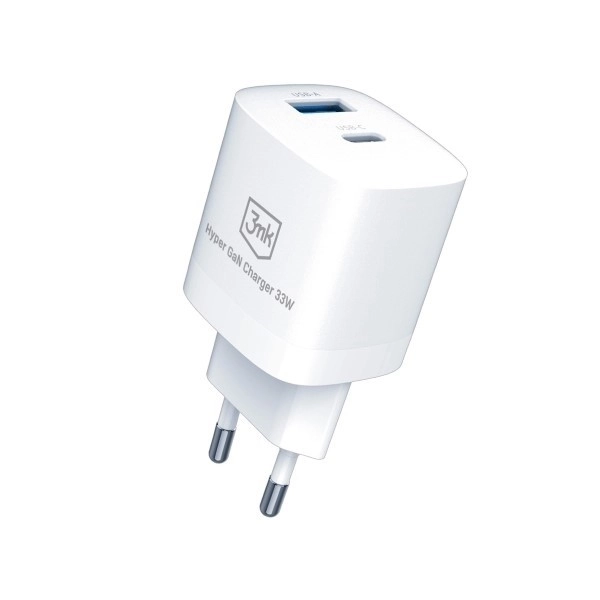 Încărcător de rețea 33W cu USB-C și USB-A GaN PD