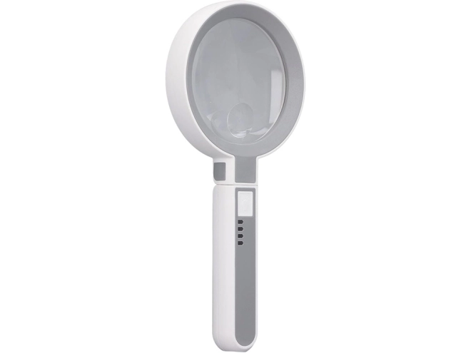 Lupă cosmetică cu suport și 20 LED-uri