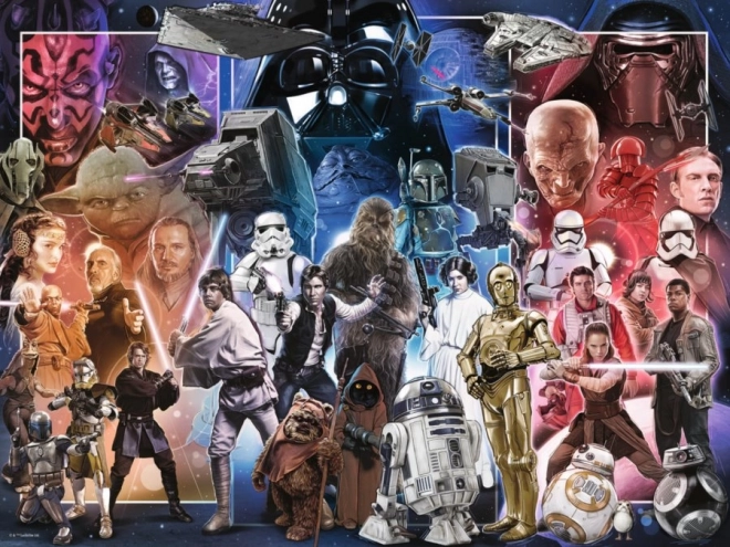 Puzzle disney: universul star wars 1500 de piese