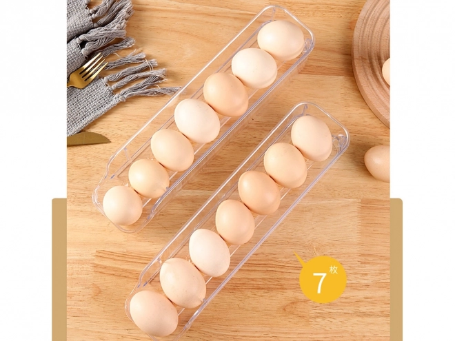 Organizator transparent pentru ouă