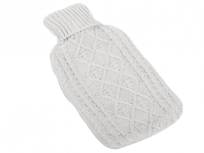 Termofor din cauciuc cu husă pulover, 2L